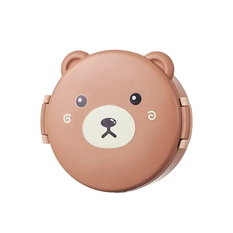 Bento Lunch Box for Kids Kawaii Cartoon Students Cute Frog Sandwich Snack Food Box Fruit Container Portable Picnic Fresh Box