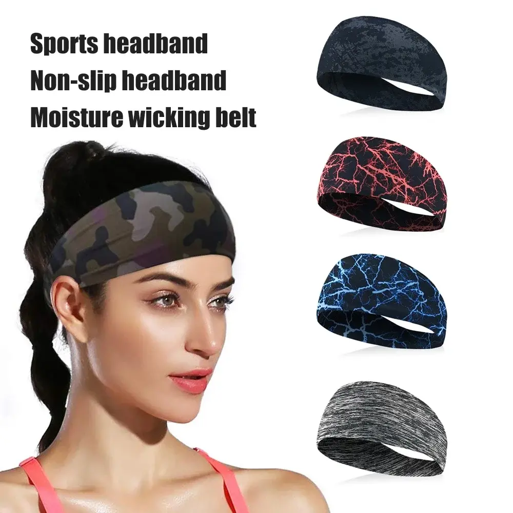 Breathable Sports Headband for Working Out Running Crossfit & Dominating Your Competition-Performance Stretch Moisture Wicking