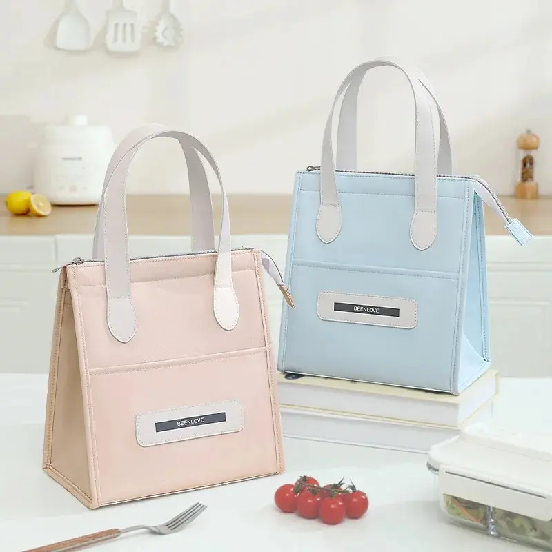 Large Capacity Lunch Box Bag Portable Handheld Work Picnic Thermal Insulation Bag Portable Lunch Bag for Taking Lunch to Work