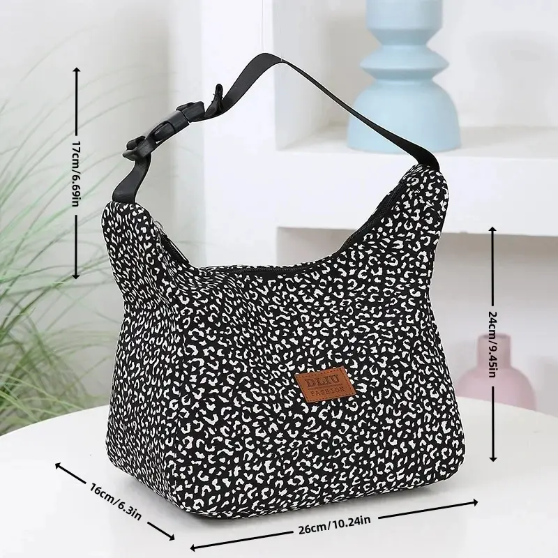 Thickened Fabric Food Handbags Portable Thermal Lunch Bag Durable Waterproof Office Cooler Ice Insulated Case Camping Ins Bag