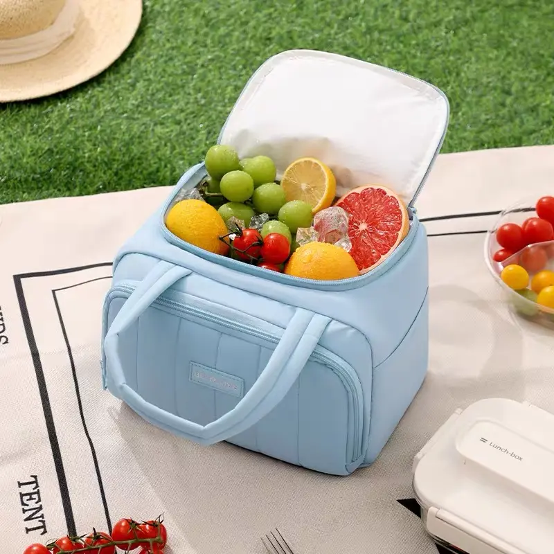 Insulated Reusable Lunch Bag for Men Women Adult Thermal Tote Bag Portable Cooler Bags  for Work Travel Outdoor Camping