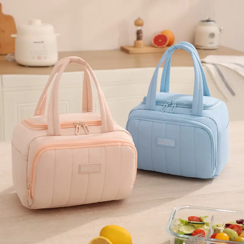 Portable Lunch Bag School Bento Insulated Bags Cooler Tote Travel Cosmetic Bag Picnic Food Storage Children Lunch Box Bags