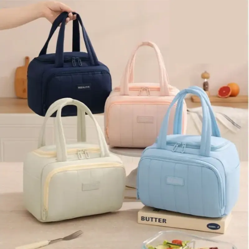 Insulated Reusable Lunch Bag for Men Women Adult Thermal Tote Bag Portable Cooler Bags  for Work Travel Outdoor Camping
