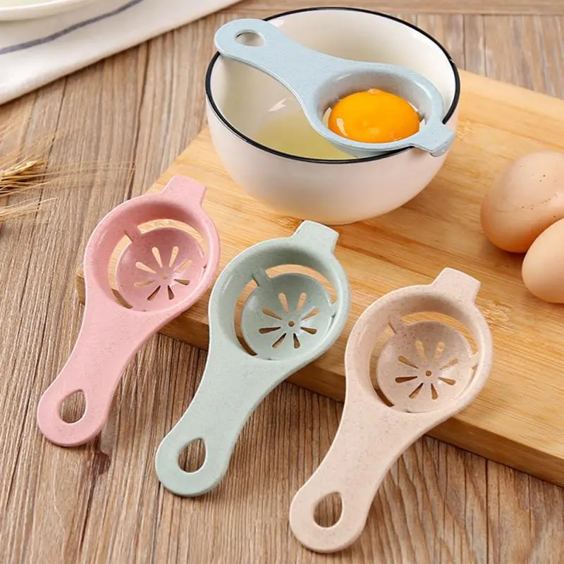 Food Grade Stem Egg Separator Protein Separation White and Yolk Filter Kitchen Baking Separator Tool