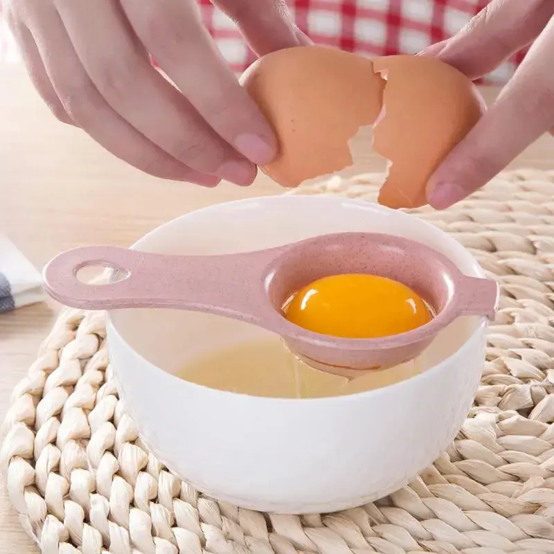 Food Grade Stem Egg Separator Protein Separation White and Yolk Filter Kitchen Baking Separator Tool