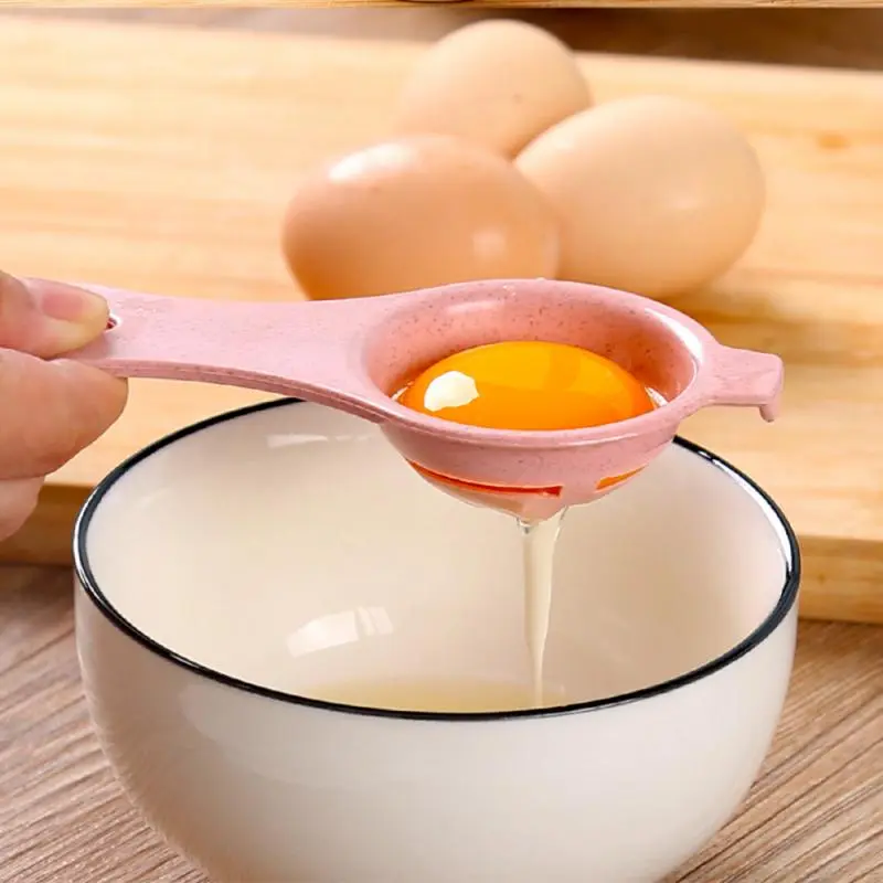 Food Grade Stem Egg Separator Protein Separation White and Yolk Filter Kitchen Baking Separator Tool
