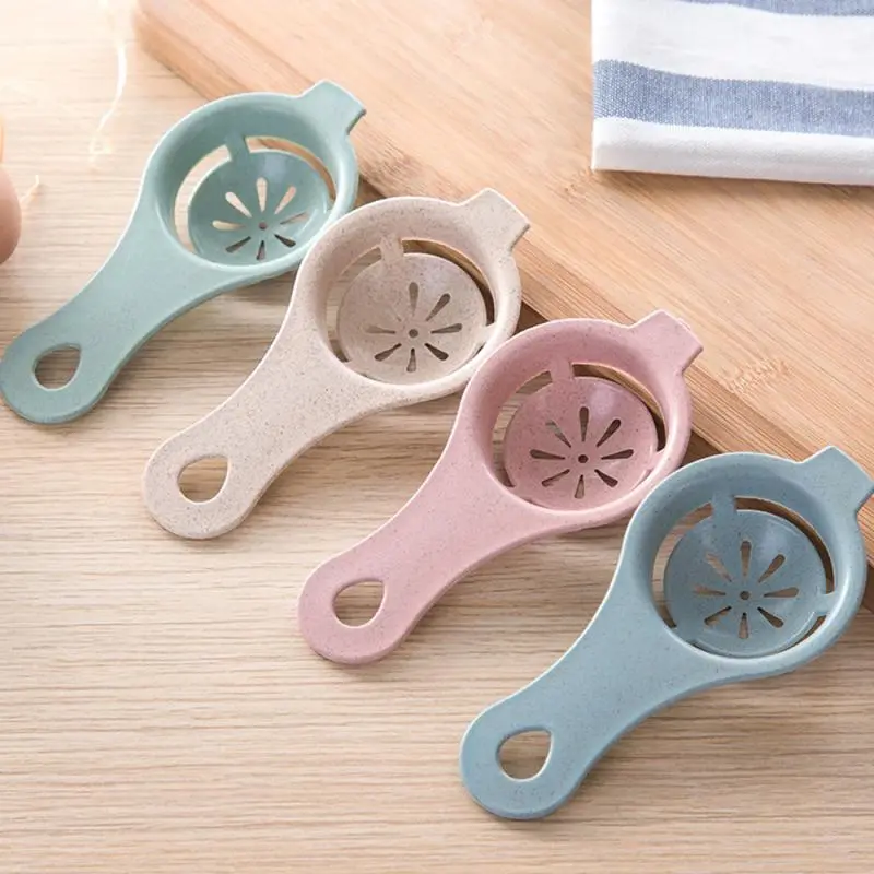 Food Grade Stem Egg Separator Protein Separation White and Yolk Filter Kitchen Baking Separator Tool