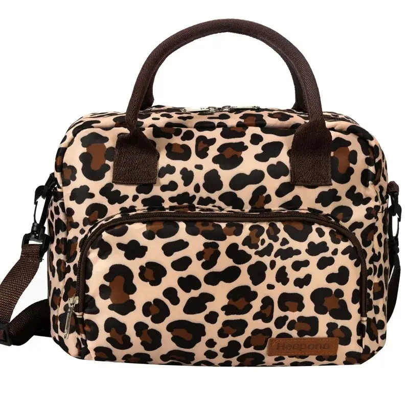 Large Capacity Portable Oxford Cloth Thermal Insulation Lunch Box Bag Crossbody Cooler Picnic Travel Food Preservation Storage
