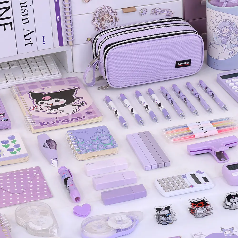 High Capacity School Pencil Case With Pen Holder Pencil Bag Student Stationery Storage Creative Makeup Storage Bag