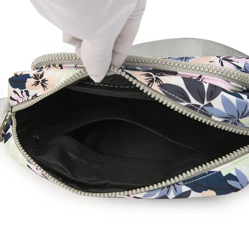 Oxford Cloth Multi-printed Shoulder Bag Multi-compartment Bag Mobile Phone Bag Water-repellent All-match Women's Crossbody Bag