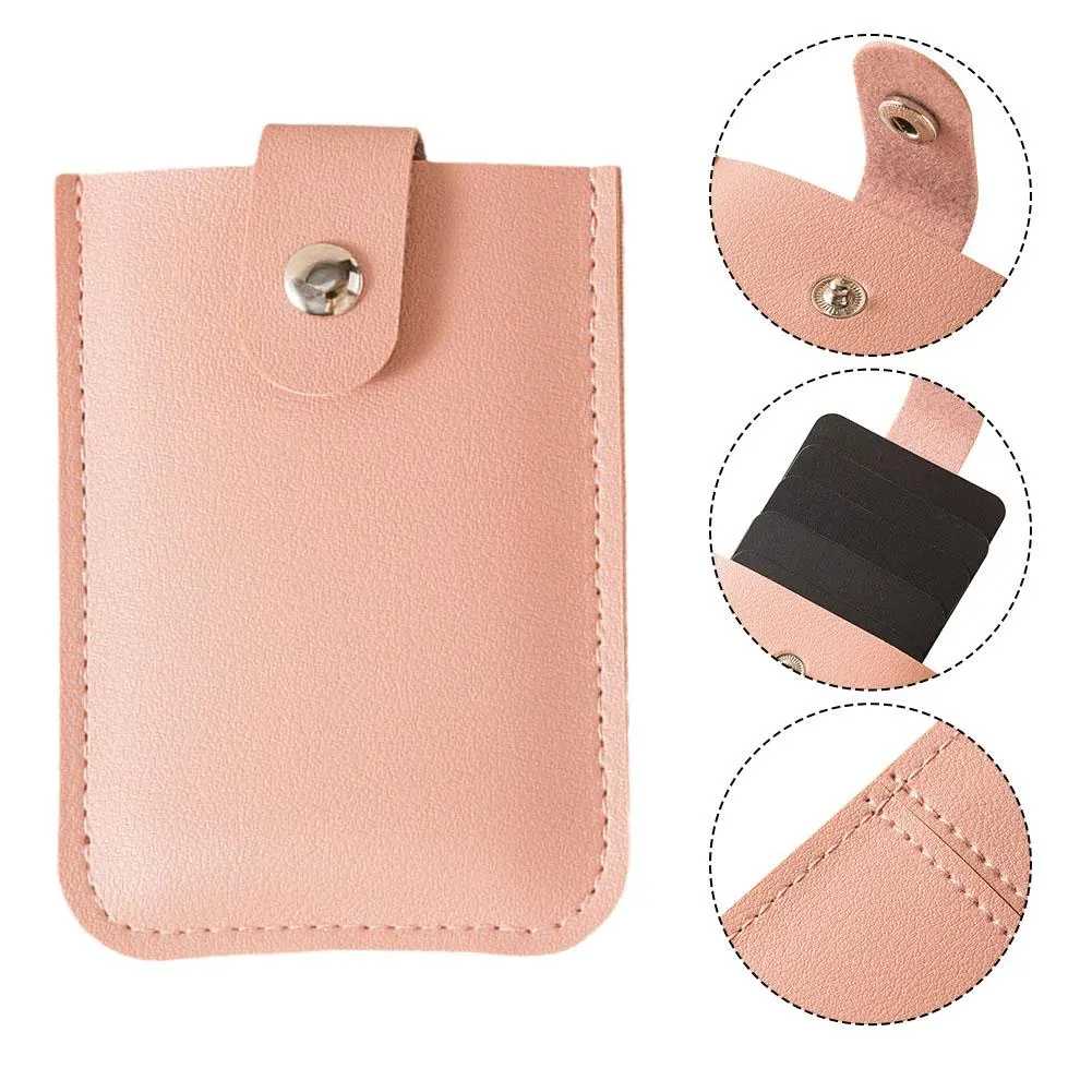 5Pcs Pu Leather ID Card Holder Candy Color Bank Credit Card Box Multi Slot Slim Card Case Wallet Women Men Business Card Cover