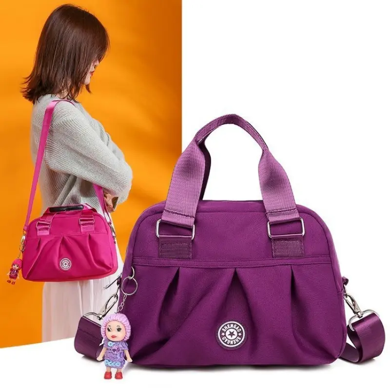 New Shoulder Messenger Bag Women Fashion Waterproof Nylon Oxford Crossbody Bag High Quality Messenger Handbags Travel Wallet