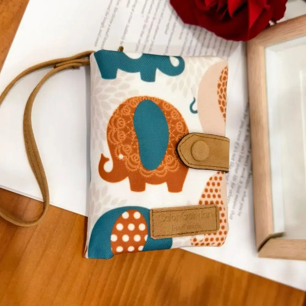 Women Zipper Hasp Cartoon Short Wallet PU Leather Coin Purse Money Bag Frosted Printing ID Card Holder Girl Cute Clutch