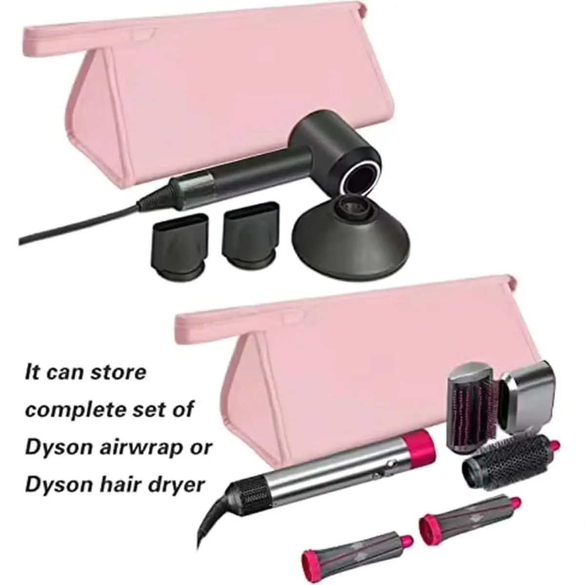 Waterproof Hair Dryer Storage Bag Dryer Accessory Storage For Dyson Curling Iron Protective Cover Portable Travel Case Storage