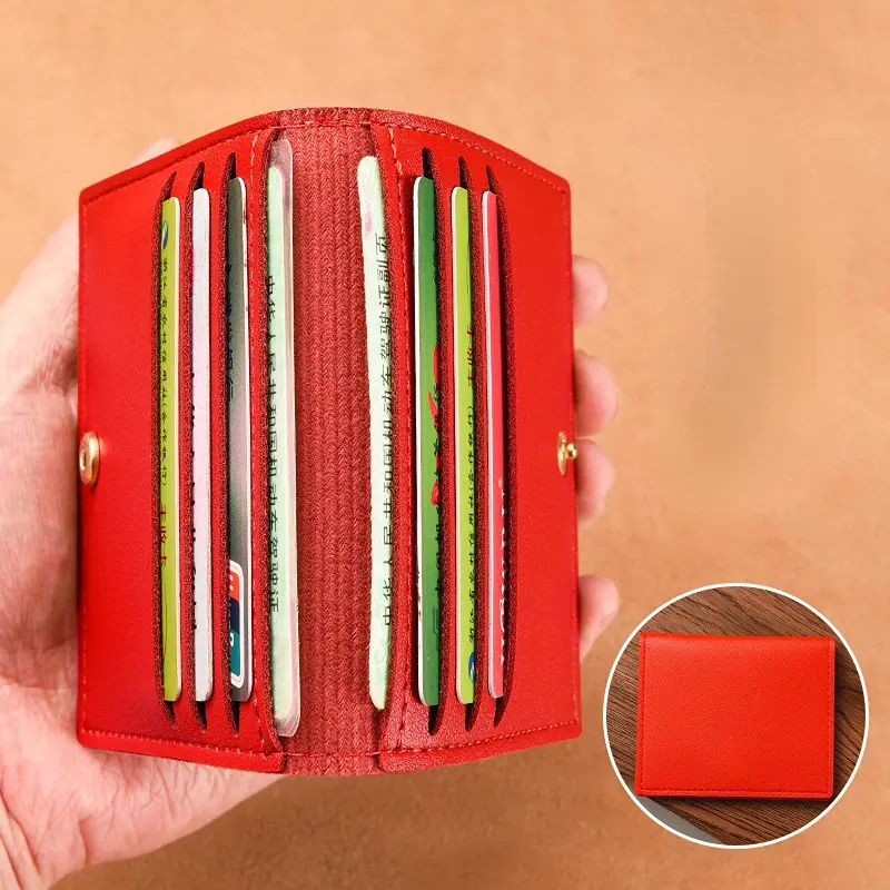 Hot Selling Card Bag Slim And Compact Bank ID Card Case Driver's License Wallet Simple And Anti Demagnetization Card Holder