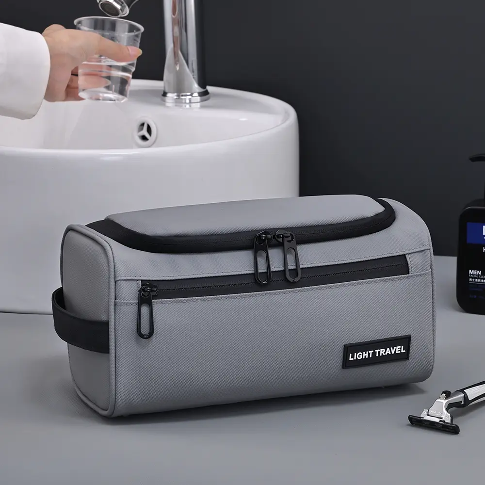 Men Vintage Luxury Toiletry Bag Travel Necessary Business Cosmetic Makeup Cases Male Hanging Storage Organizer Wash Bags