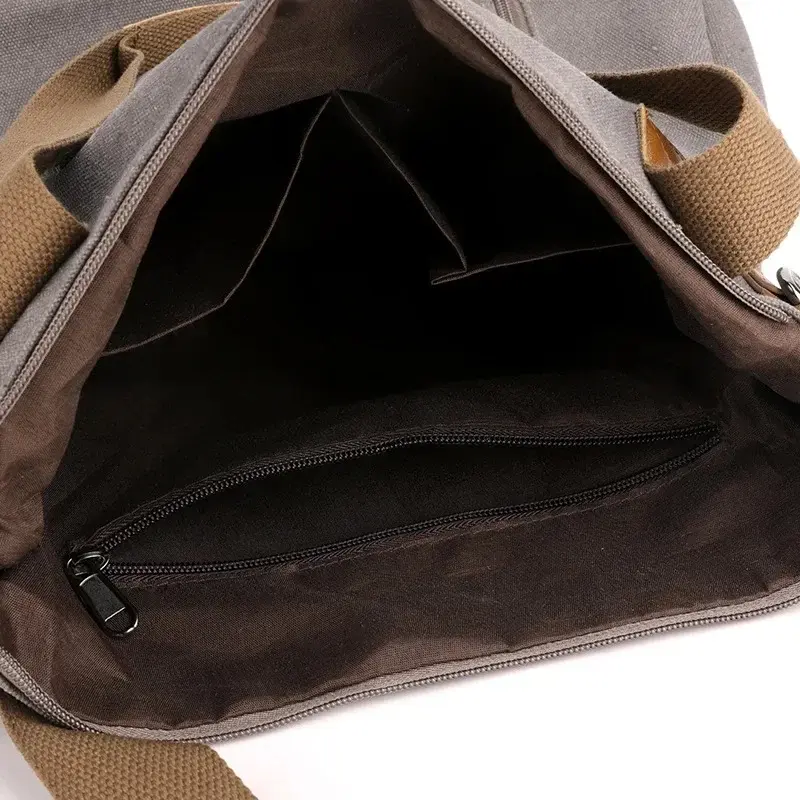 Women's Casual Canvas Tote Bag Hot Sale Of The Season New Style Multi-Functional Single Shoulder Slant Cross Handbag Large Capac