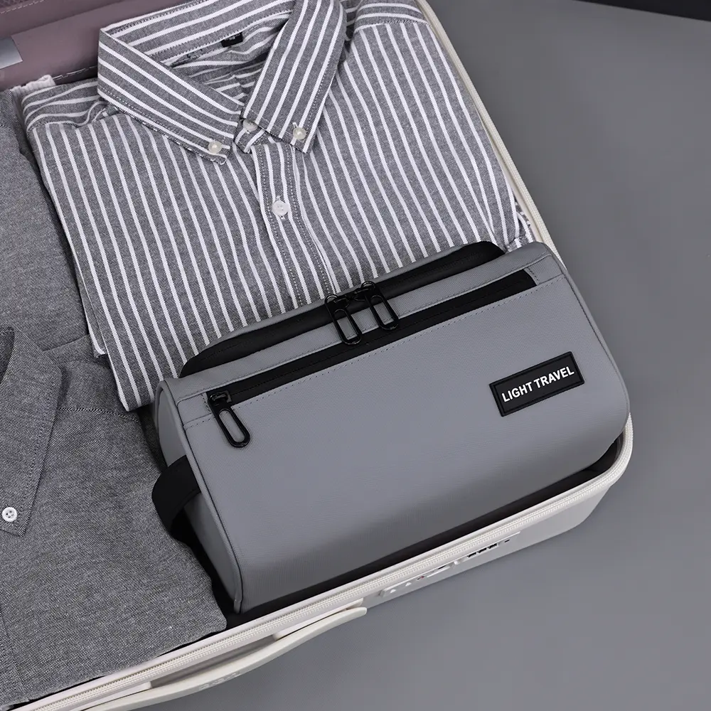 Men Vintage Luxury Toiletry Bag Travel Necessary Business Cosmetic Makeup Cases Male Hanging Storage Organizer Wash Bags