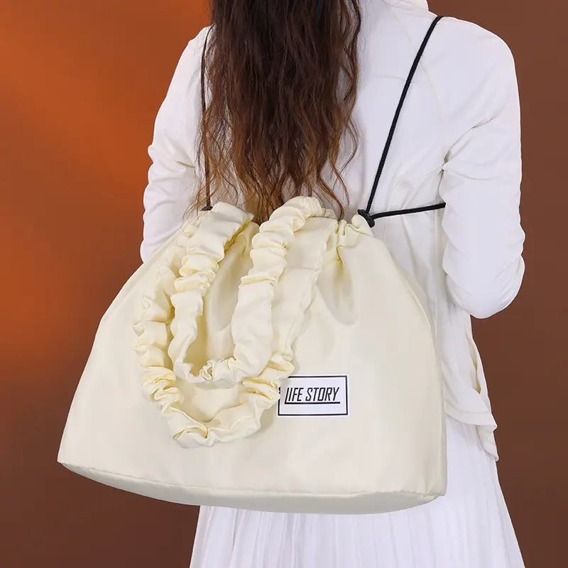 Women's Swimming Bag Fitn Travel Beach Waterproof Dstring Bag Separate Wet Dry Toiletry Storage Bag