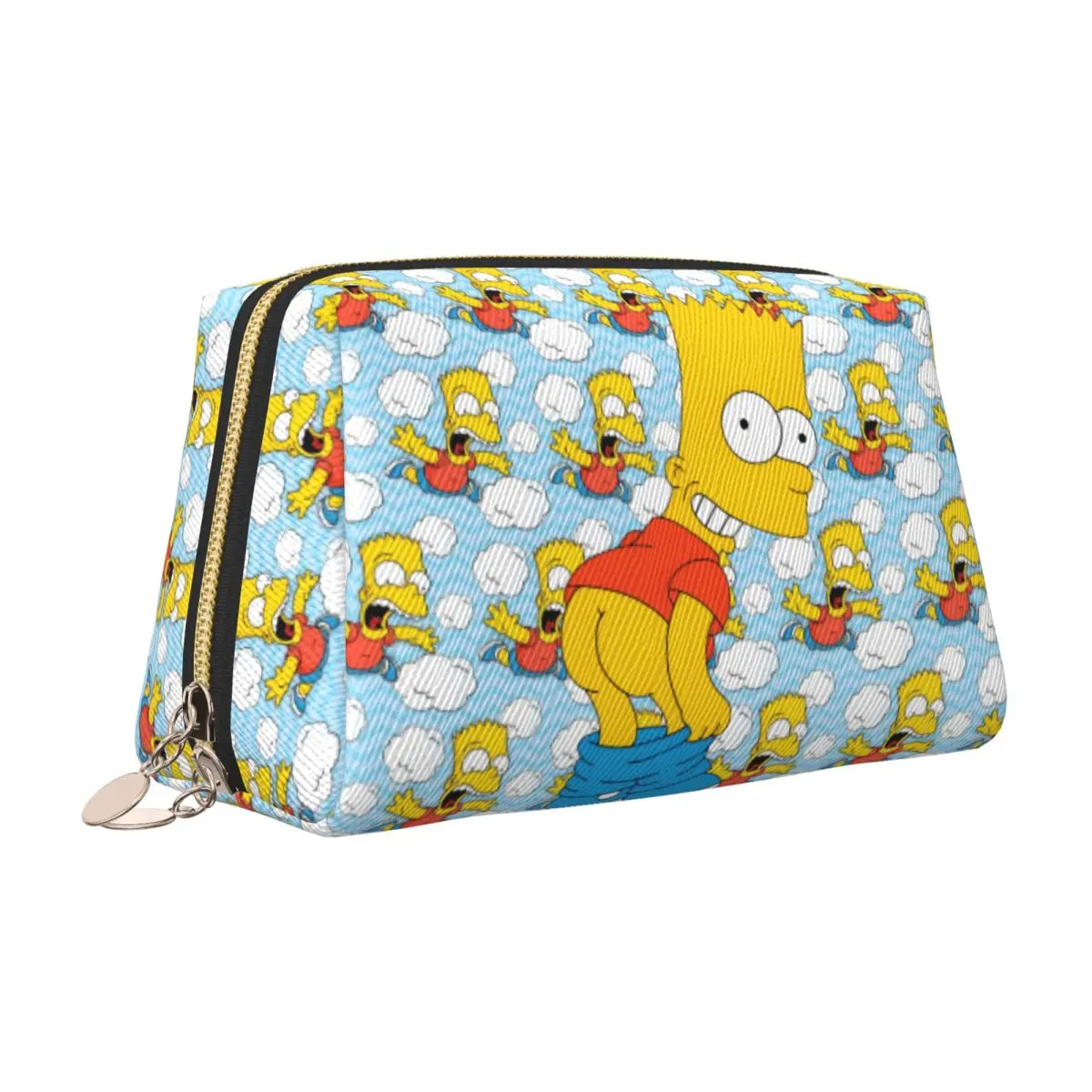 Custom S-Simpsones Soap Opera Travel Cosmetic Bag for Women Funny Toiletry Makeup Organizer Lady Beauty Storage Dopp Kit