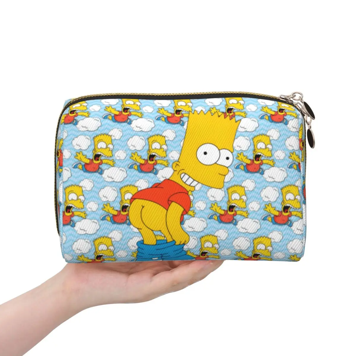 Custom S-Simpsones Soap Opera Travel Cosmetic Bag for Women Funny Toiletry Makeup Organizer Lady Beauty Storage Dopp Kit