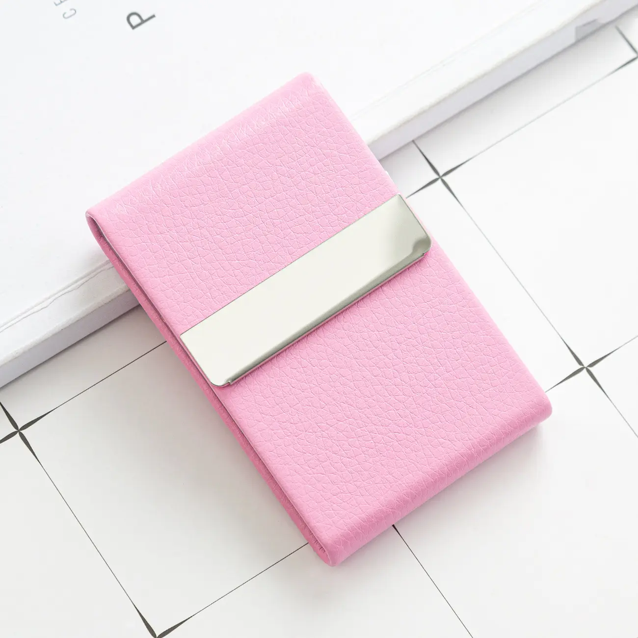 Woman Card Holder Men ID Blocking Aluminum Metal Slim Wallet Money Bag Anti-scan Credit Card Holder Thin Case Small Male Wallet