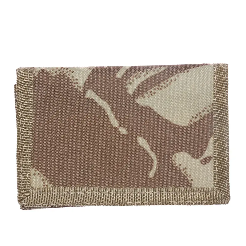 Men Camouflage Wallets Slim Wallet Trifold Sports Wallet Outdoor Canvas Wallets With Zipper Travel Coin Purse Cards Holder Gifts
