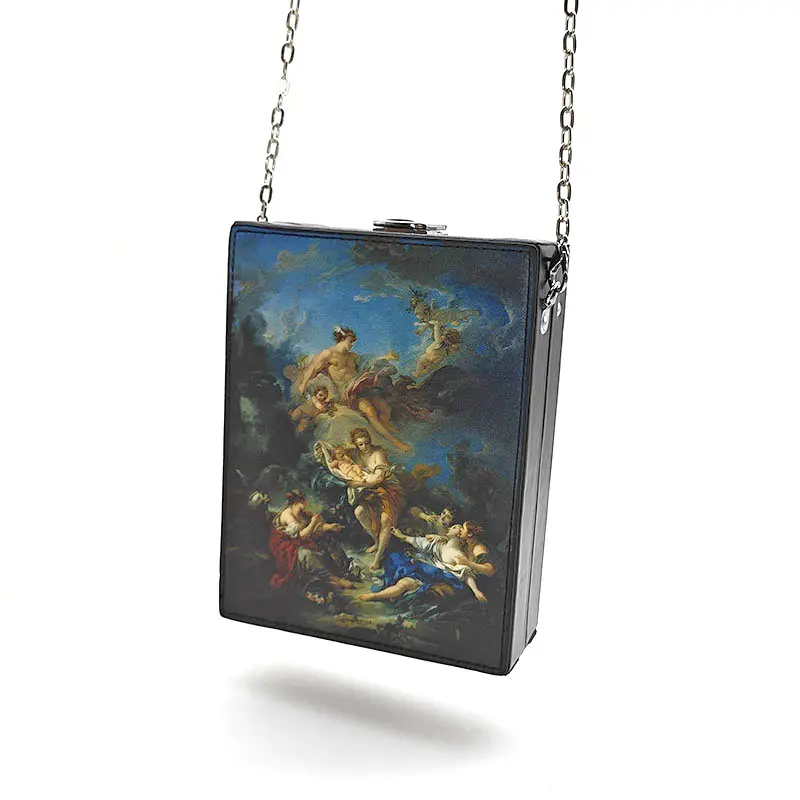 Classical women shoulder bag PU leather fashion daily bag vintage Renaissance bag