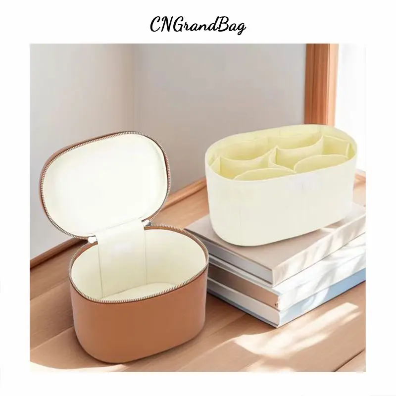 Custom Name New Hot Pebble Leather Removable Separate Washing Bag Travel Portable Storage Bag Cosmetic Bag