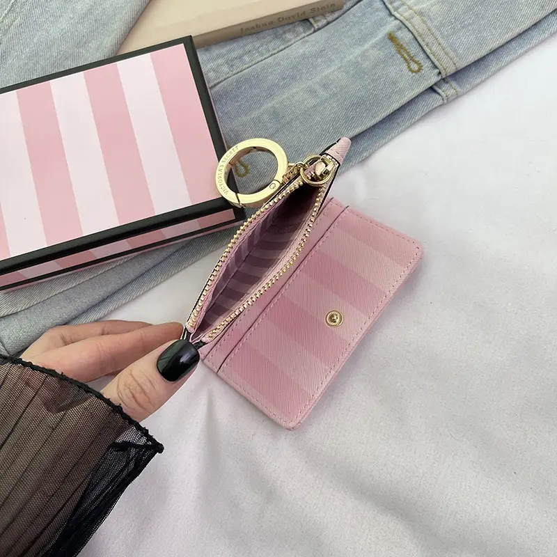 Women Luxury Card Holder Short Wallet Mini PU Letter Wallet Multi Card Card Hold