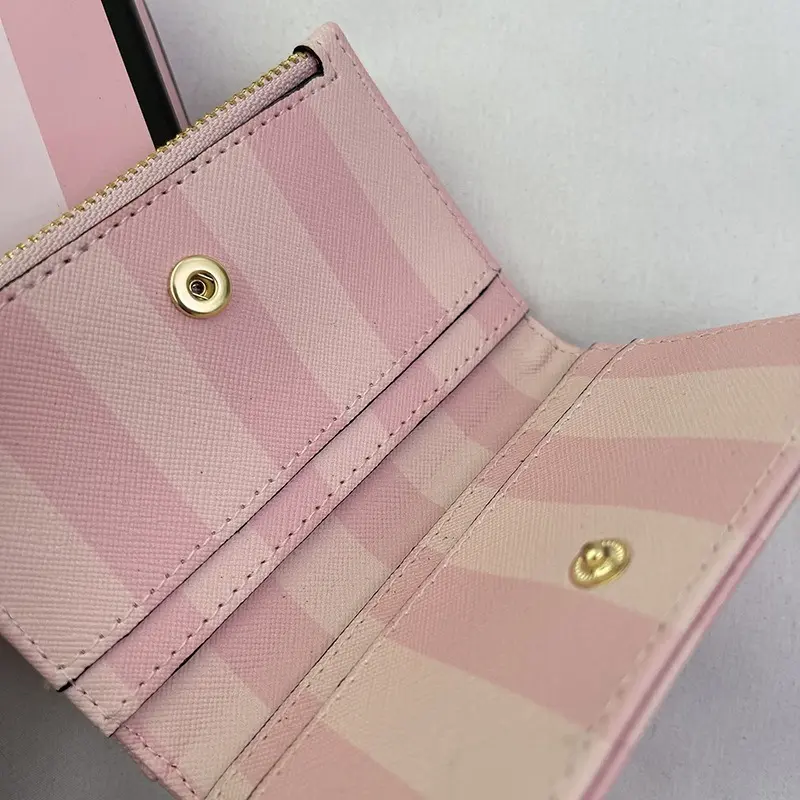 Women Luxury Card Holder Short Wallet Mini PU Letter Wallet Multi Card Card Hold