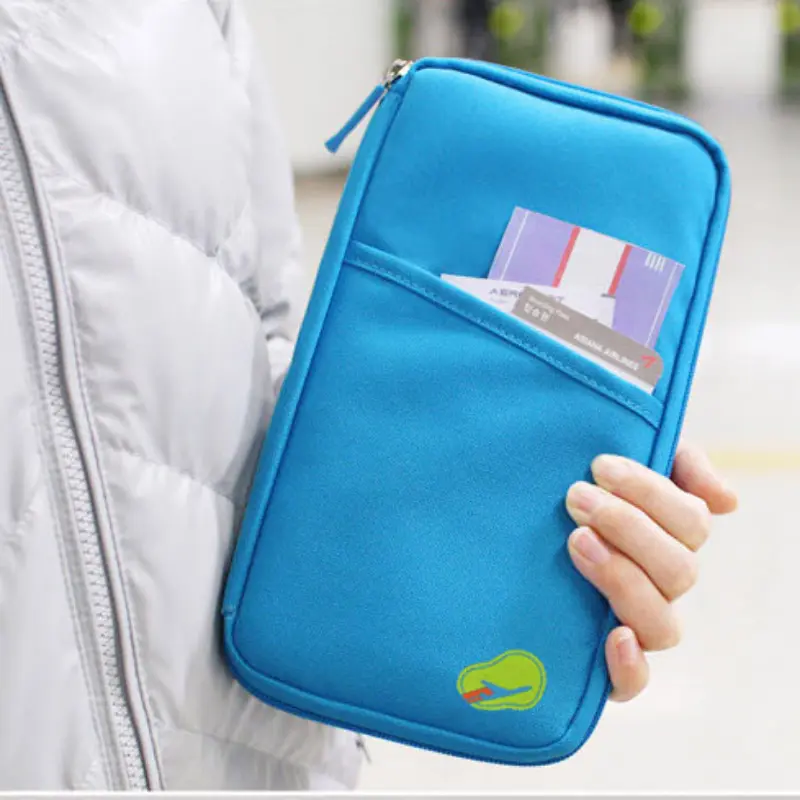 Travel Card Package Handbag Wallet Family Passport Document Case Ticket Organizer ID  Credit Case Holder Storage Bag