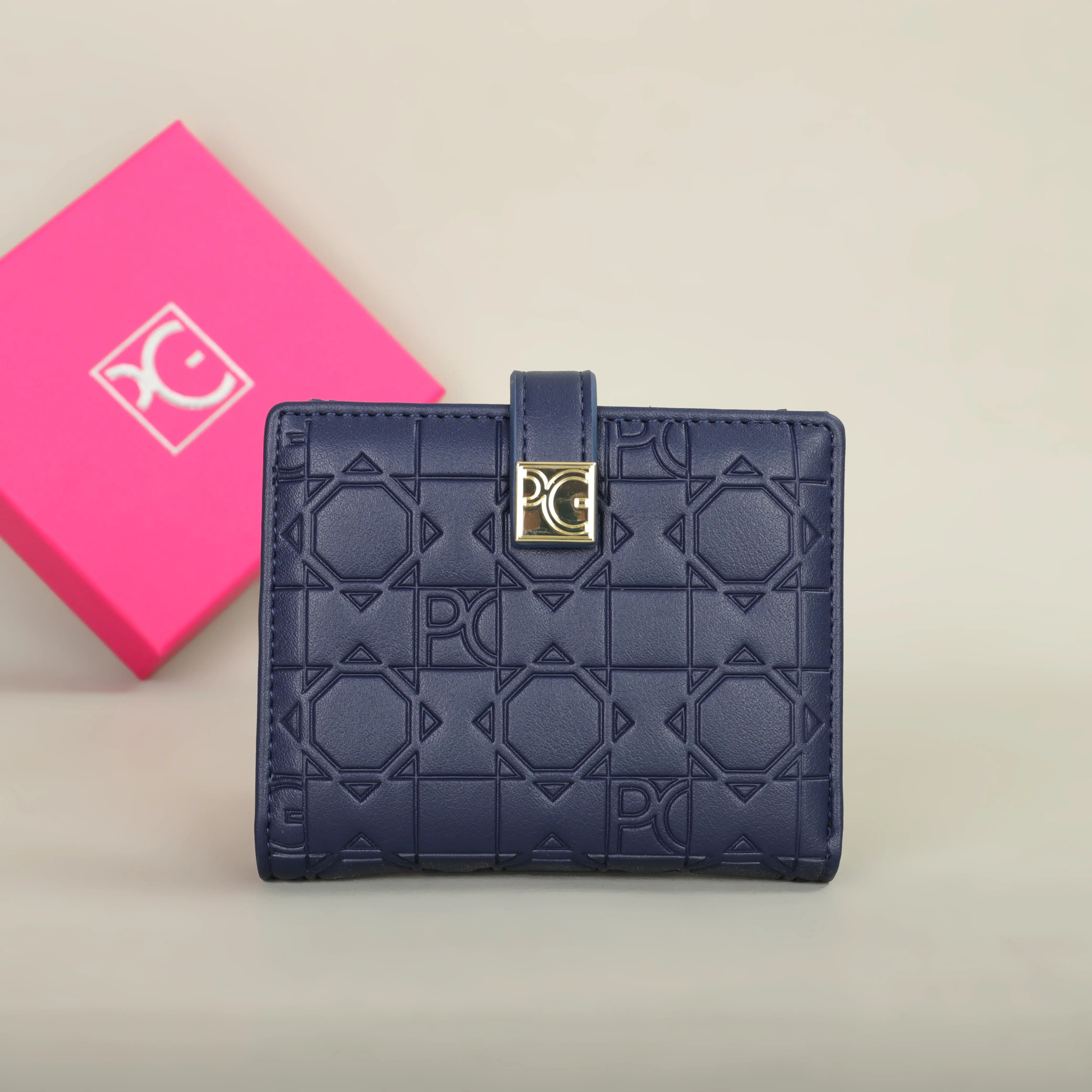 PG wallet Fashion Classic Retro Women's Universal Wallet Letter Printed Portable Card Bag Zero Wallet Wallet