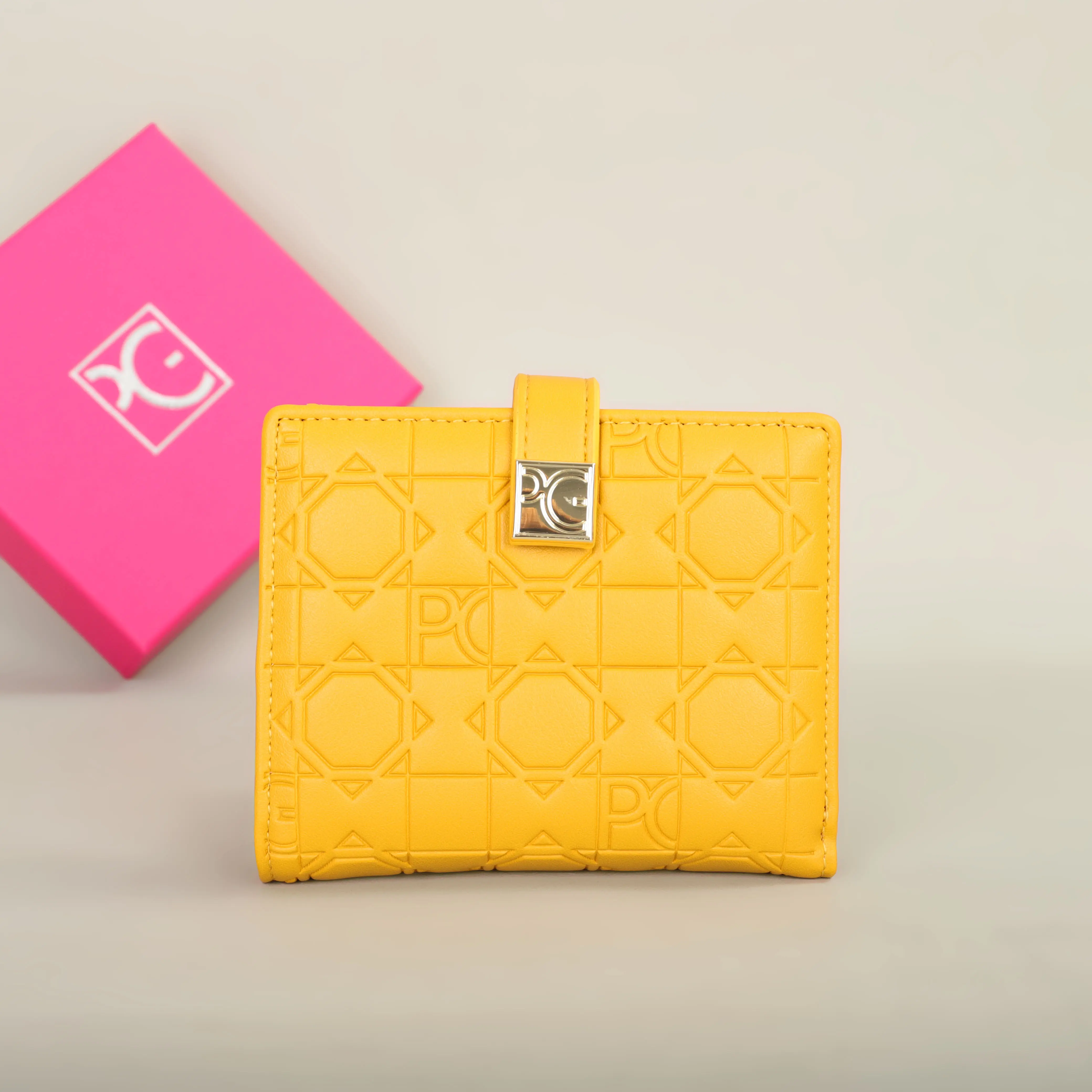 PG wallet Fashion Classic Retro Women's Universal Wallet Letter Printed Portable Card Bag Zero Wallet Wallet