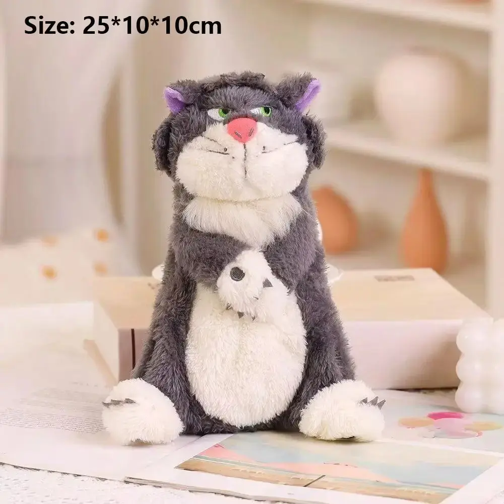 Cute Lucifer Cat Pen Bag Cartoon Pencil Case Large Capacity Storage Makeup Bag Portable Multifunctional Stationery Organizer