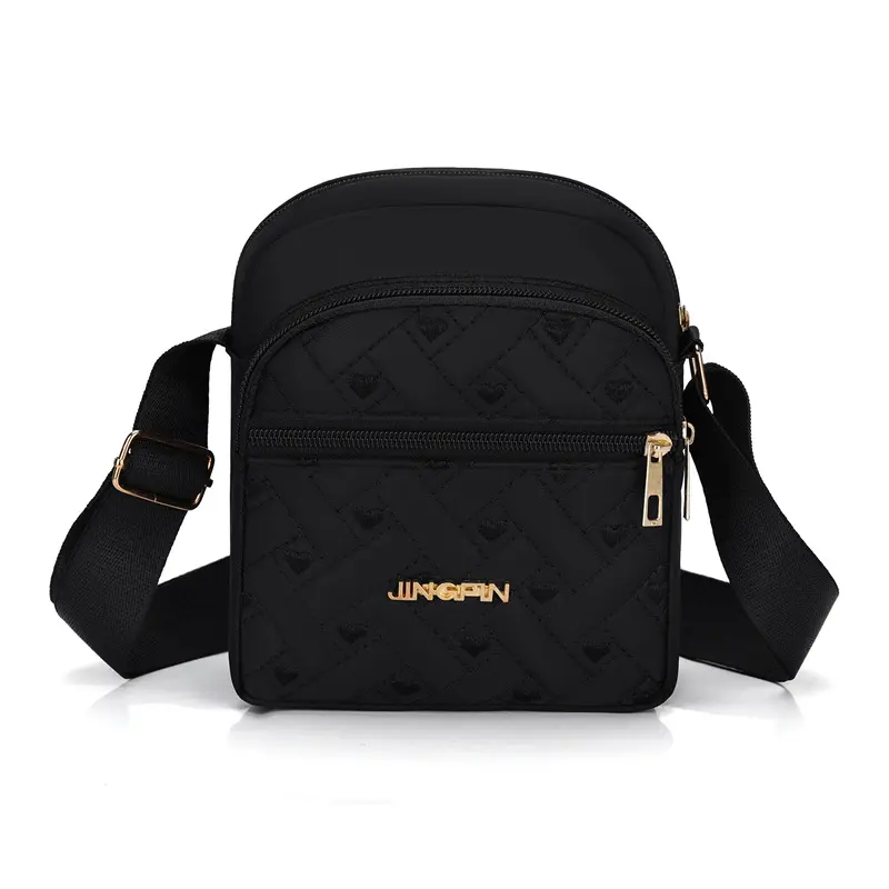 Small Casual Zip Tote Canvas Crossbody Bag Shopping Bag for Ladies Women Corduroy Shoulder Bags Striped Cloth Fabric Handbags