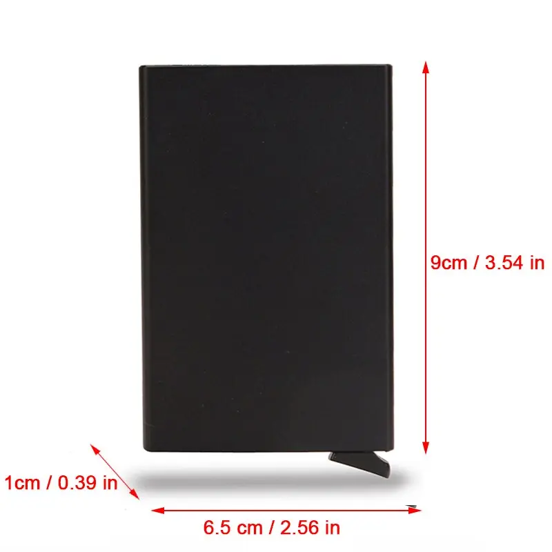 Multi Bank Credit Card Holder Men's Wallet RFID Business Anti-theft Slim Thin Wallet Men Money Card Bag Male Purses Walet Fo Men