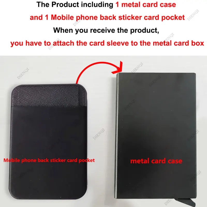 Multi Bank Credit Card Holder Men's Wallet RFID Business Anti-theft Slim Thin Wallet Men Money Card Bag Male Purses Walet Fo Men