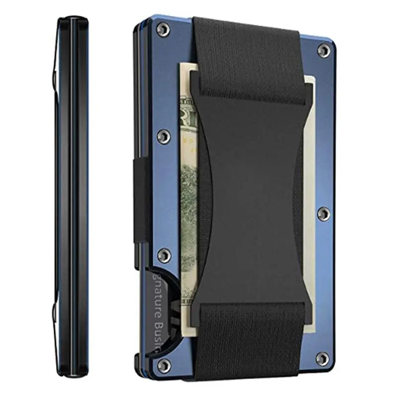 Forged Carbon Fiber Mini Slim Wallet case organizer for Men Cartera Tarjetero Hombre Cashback Credit Card Holder Luxury gift