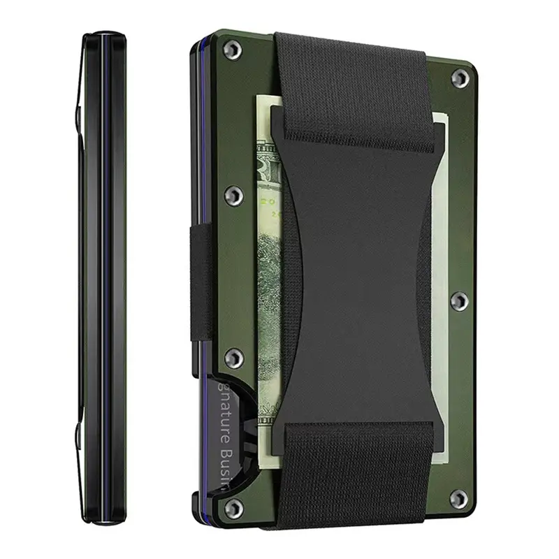 Forged Carbon Fiber Mini Slim Wallet case organizer for Men Cartera Tarjetero Hombre Cashback Credit Card Holder Luxury gift