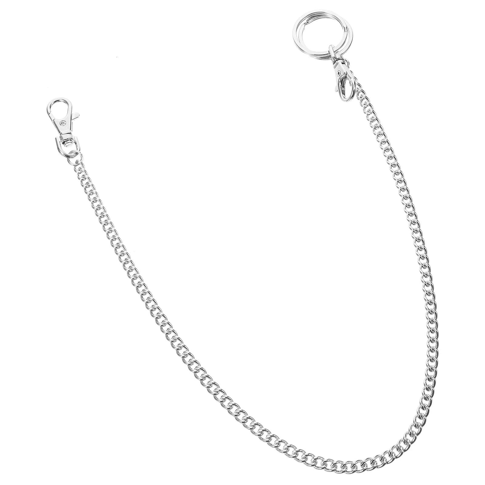 Wallet Chain Metal Material Belt Chains Jeans Chain Lobster Clasp Keyring Purse Clasp Men Waist Chain Pant Chain Chain Belt