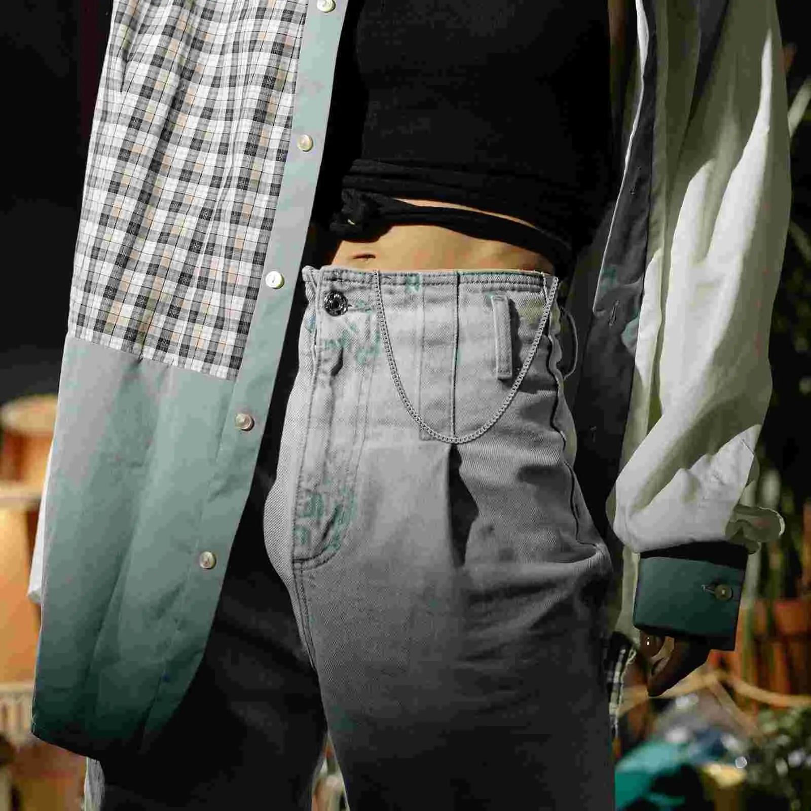 Wallet Chain Metal Material Belt Chains Jeans Chain Lobster Clasp Keyring Purse Clasp Men Waist Chain Pant Chain Chain Belt