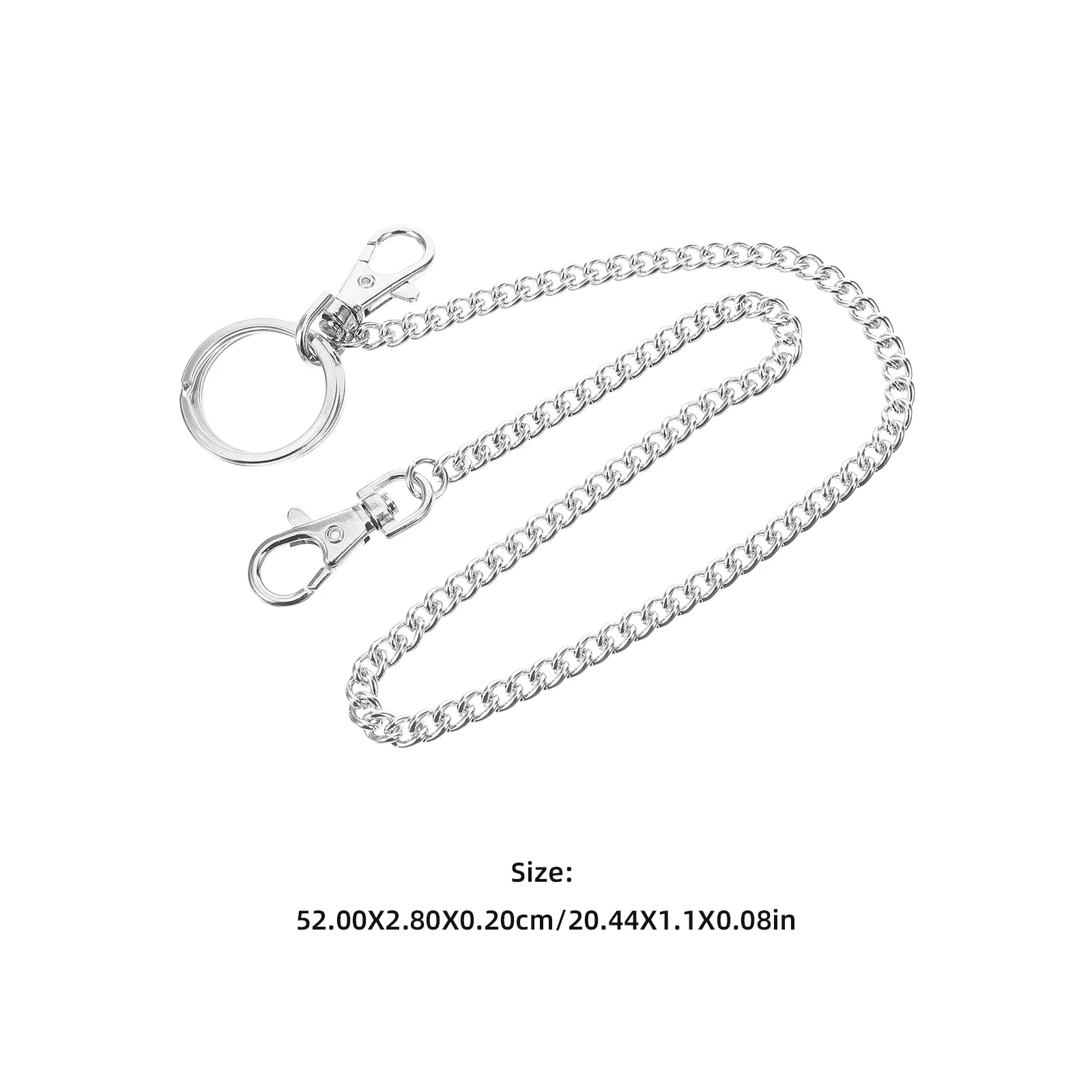 Wallet Chain Metal Material Belt Chains Jeans Chain Lobster Clasp Keyring Purse Clasp Men Waist Chain Pant Chain Chain Belt