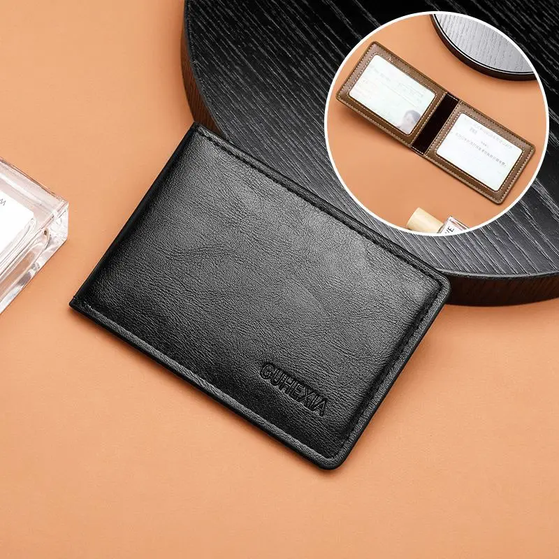 Fashion Card Holder Motor Vehicle Driving Documents Holder Slim Wallet For Men Casual Business