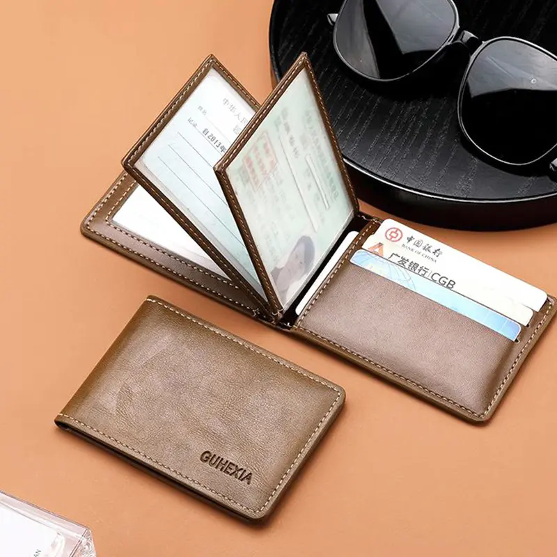 Fashion Card Holder Motor Vehicle Driving Documents Holder Slim Wallet For Men Casual Business