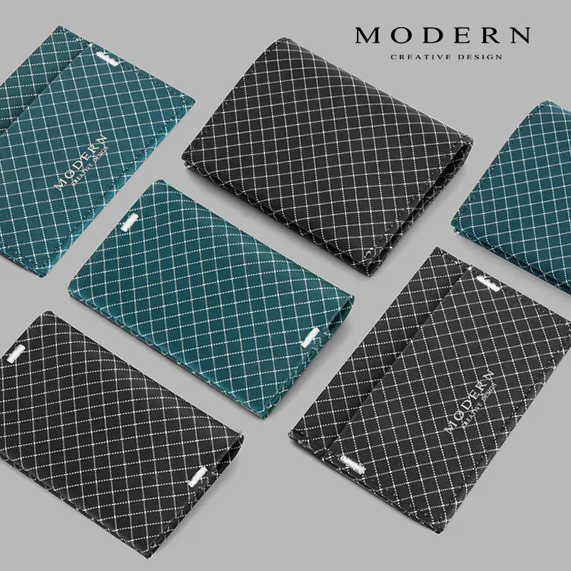 Ripstop Fabric Bifold Men Super Slim Card Holder Machine Washable Durable and Waterproof Designer Wallets Famous