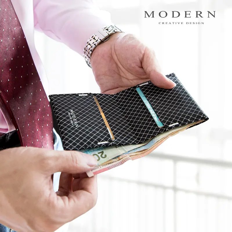 Ripstop Fabric Bifold Men Super Slim Card Holder Machine Washable Durable and Waterproof Designer Wallets Famous