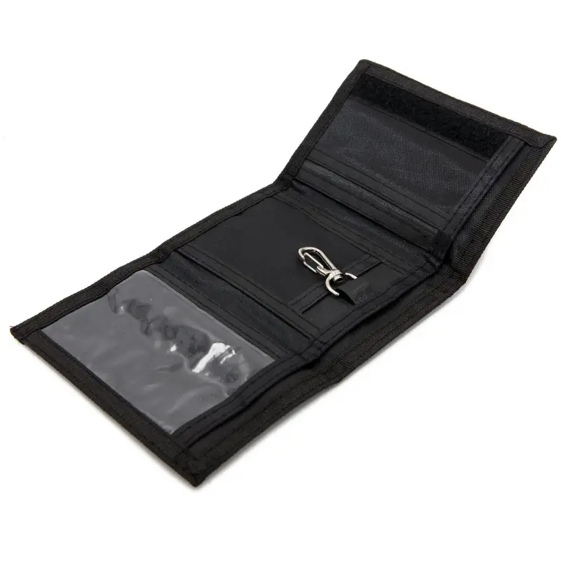 RFID Fabric Boys Camouflage Wallet with Chain Trifold Canvas Outdoor Sports Kids Wallet Wallet for Teenage Boys