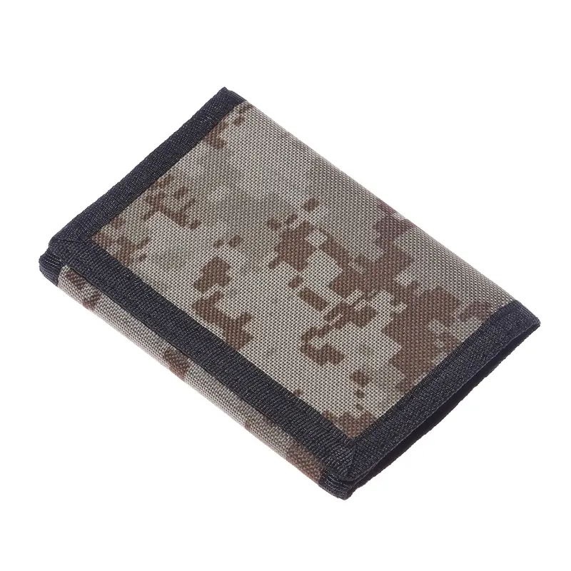 New Camouflage Mini Men's Wallet Coin Pocket Slim Purse Money Clip Bag Bank Credit Card Card Cash Holder