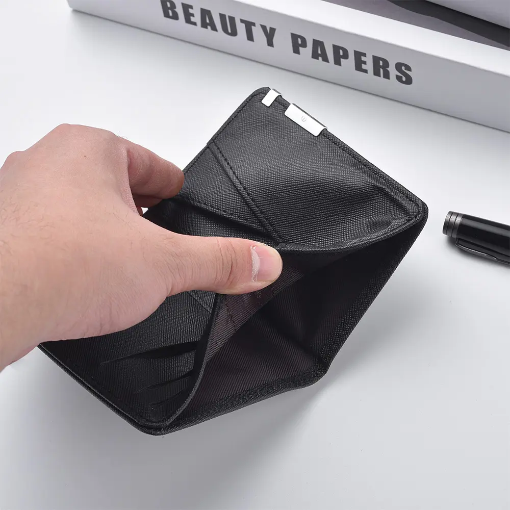 New Fashion Men's Wallet Vertical Short Business Multi-card Slot Holder Tight Men's Wallet